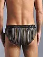 Мужские яркие трусы макси в разноцветную полоску HOM HO1Capri 01696cM9